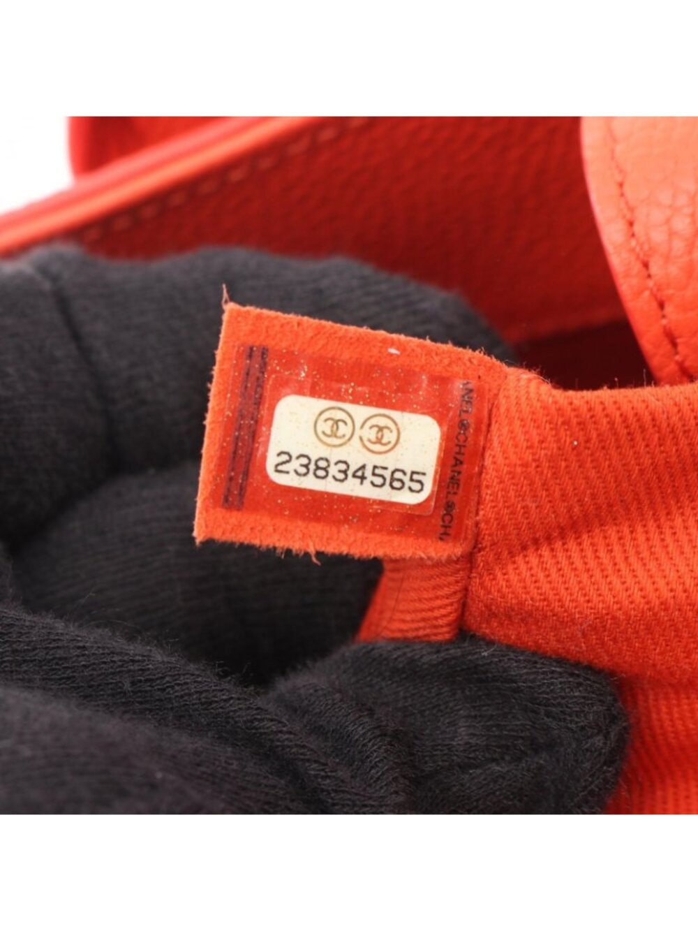 Chanel Tote Neo Executive 2-Way Orange Caviar Leather - Picture 5 of 10